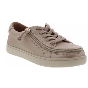 NEW Billy Footwear Women Sneaker Low Top Zip Champagne Adaptive Size 6.5 W KF162